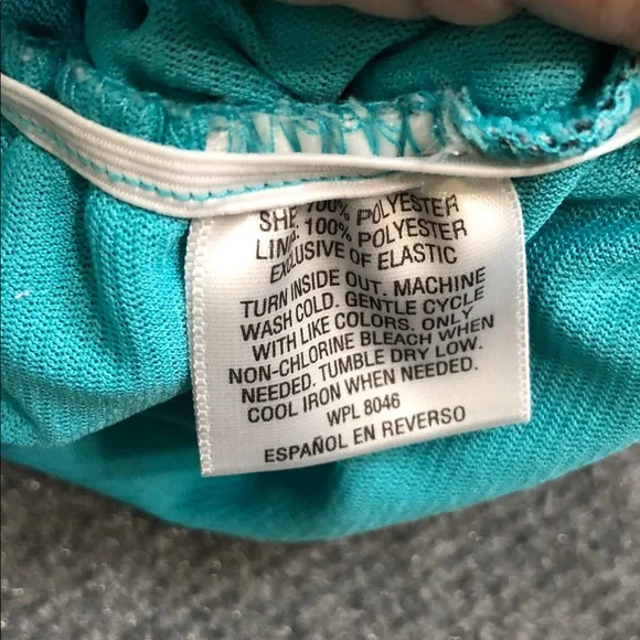 JM Collection Teal Tropical Floral Scoop-Neck Blouse Flowy Sleeves Sz 1X (V1) - Picture 10 of 10